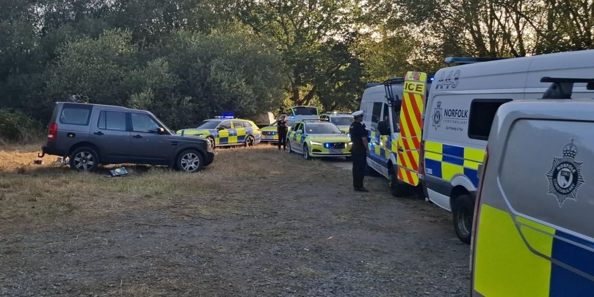 Norfolk news: Five arrested after illegal rave in Little Snoring shut down by police