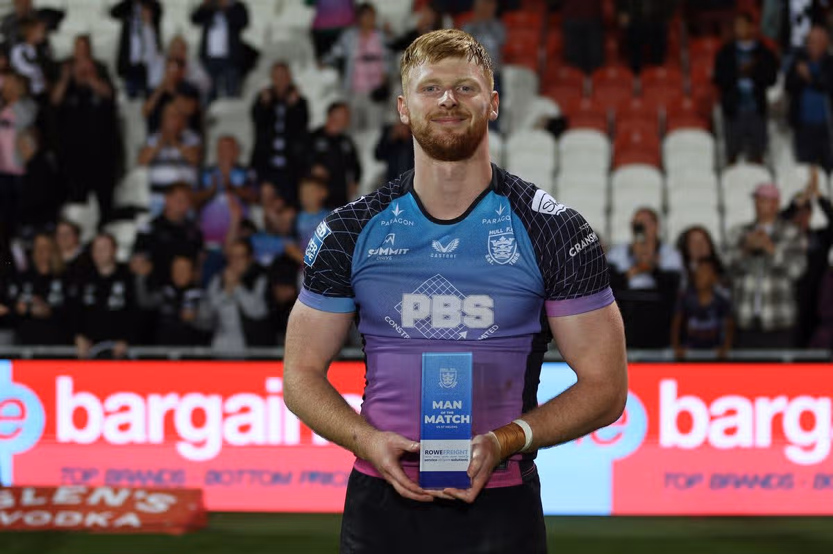Hull FC winger Harvey Barron.