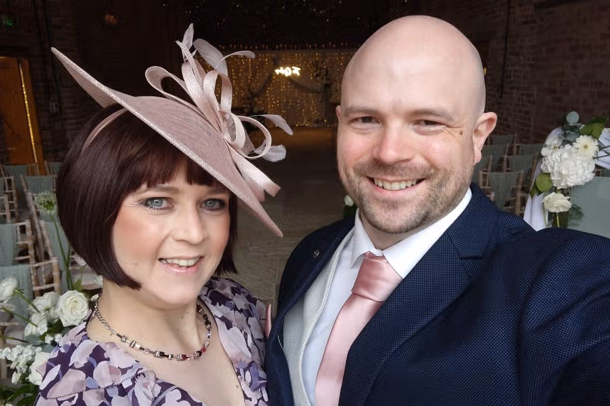 Laura (no surname given) with her husband (no name given)