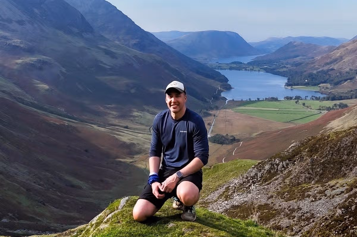 Garrin French, who has launched an app encouraging people to explore the Lake District