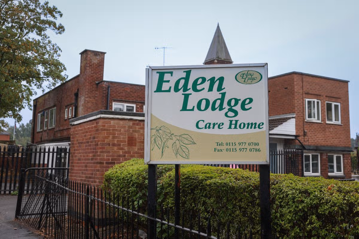 Photo shows the Eden Lodge Residential Care Home in Bestwood Village