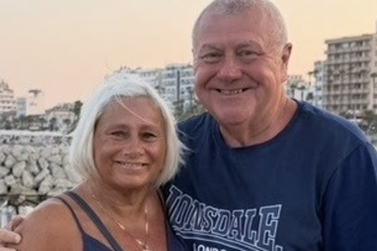 Peter with his wife Toni