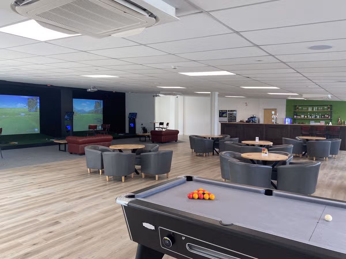 Inside the Links Lounge in Guildford