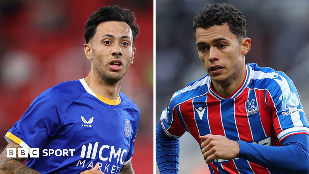 A split image of Dwight McNeil and Brennan Johnson