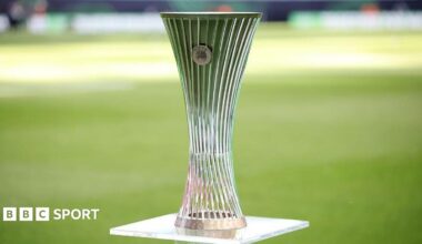 The Conference League trophy