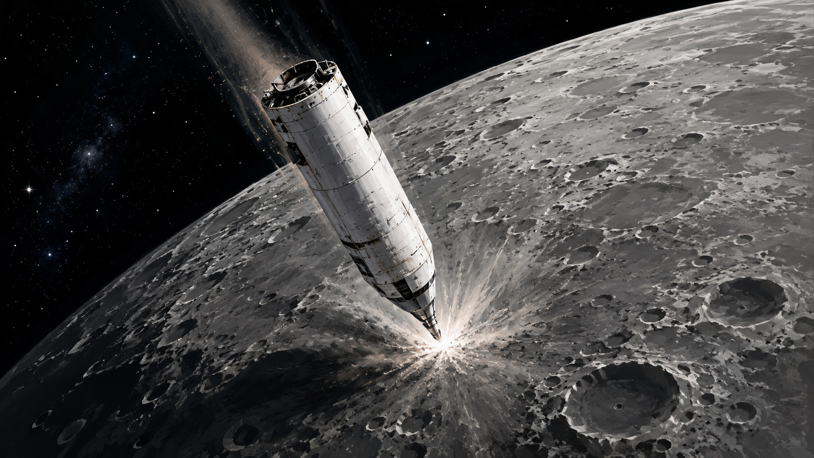 A SpaceX Rocket Is About to Punch a New Crater Into the Moon