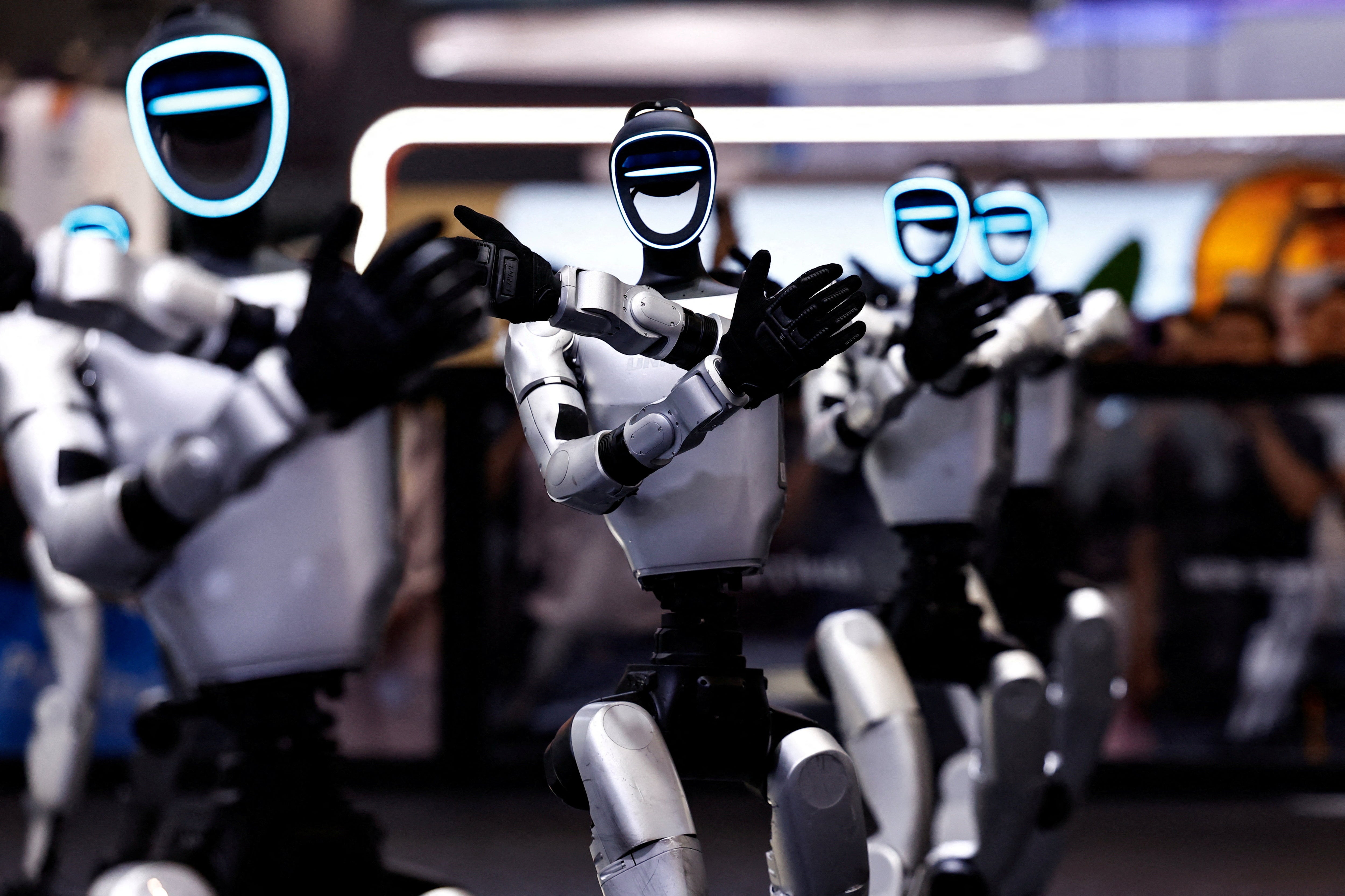 Humanoid robots in Beijing