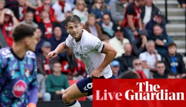 Bournemouth 1-1 Everton, Coventry 0-1 Hull and more: football clockwatch – as it happened | Soccer