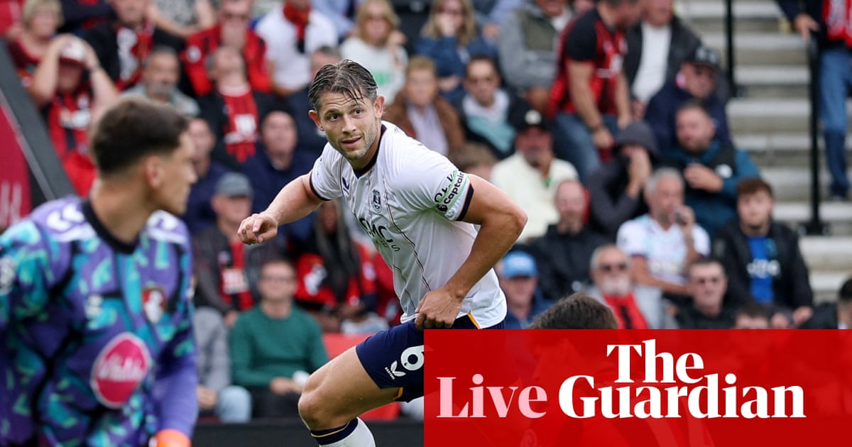 Bournemouth 1-1 Everton, Coventry 0-1 Hull and more: football clockwatch – as it happened | Soccer