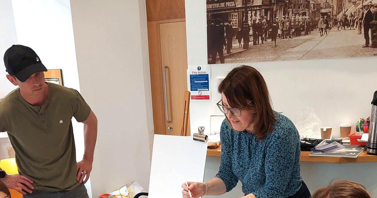 Children’s eyes on Dunfermline heritage in new gallery