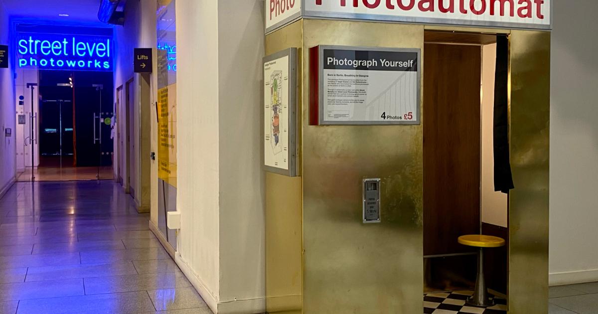Berlin photobooth has a new home in Glasgow city centre