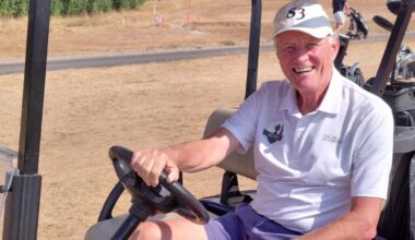Barry Hearn attends charity golf day at Newton Green