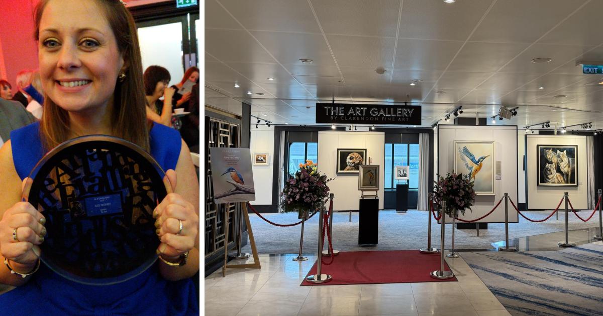 Andover artist sells out cruise ship exhibit with paintings