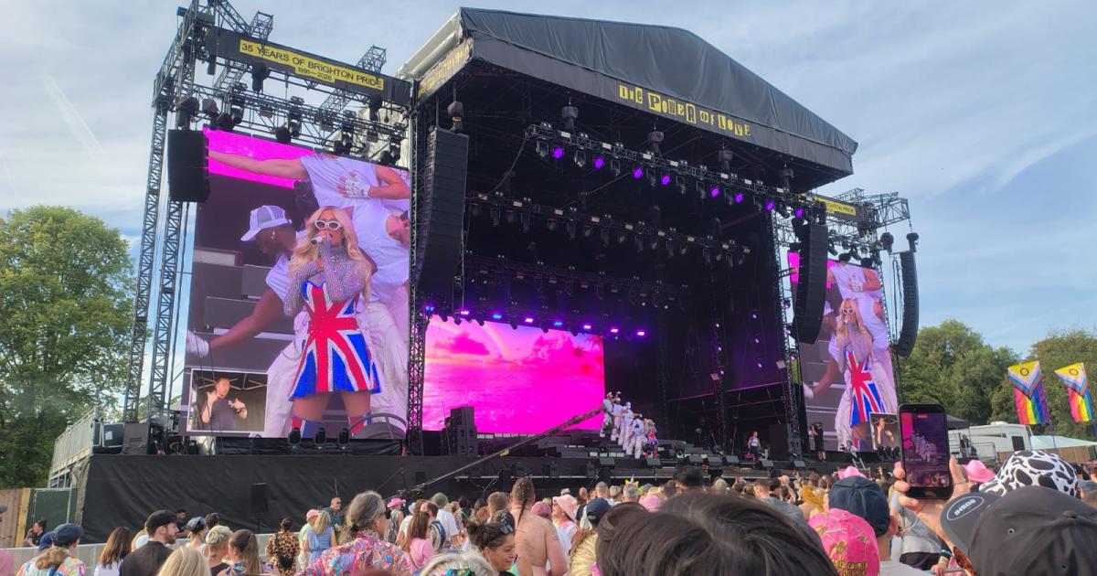Review of Paris Hilton at Brighton and Hove Pride 2026