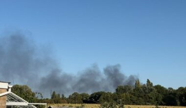 Smoke seen as huge fire breaks out at Didcot landfill site