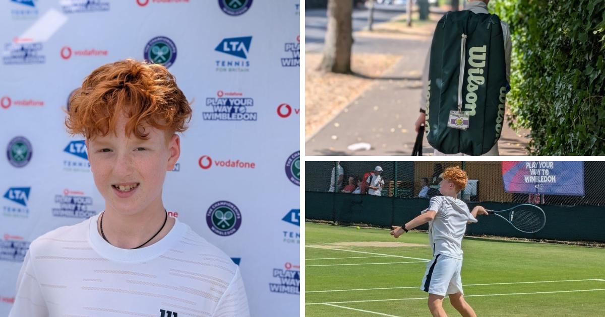 Allithwaite teen represents Cumbria at Wimbledon Under-14 finals