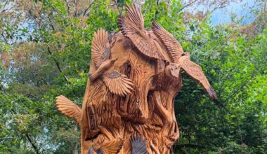 New sculptures celebrating nature in Porthkerry Country Park