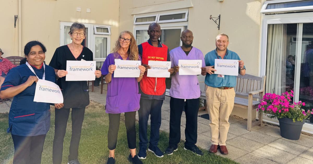 Highcliffe Nursing Home awarded GSF Quality Hallmark Award
