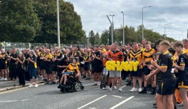 Graham Shaw celebrated by the Cumbria sporting community
