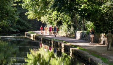 Upgraded Bingley walking and cycling route officially opens