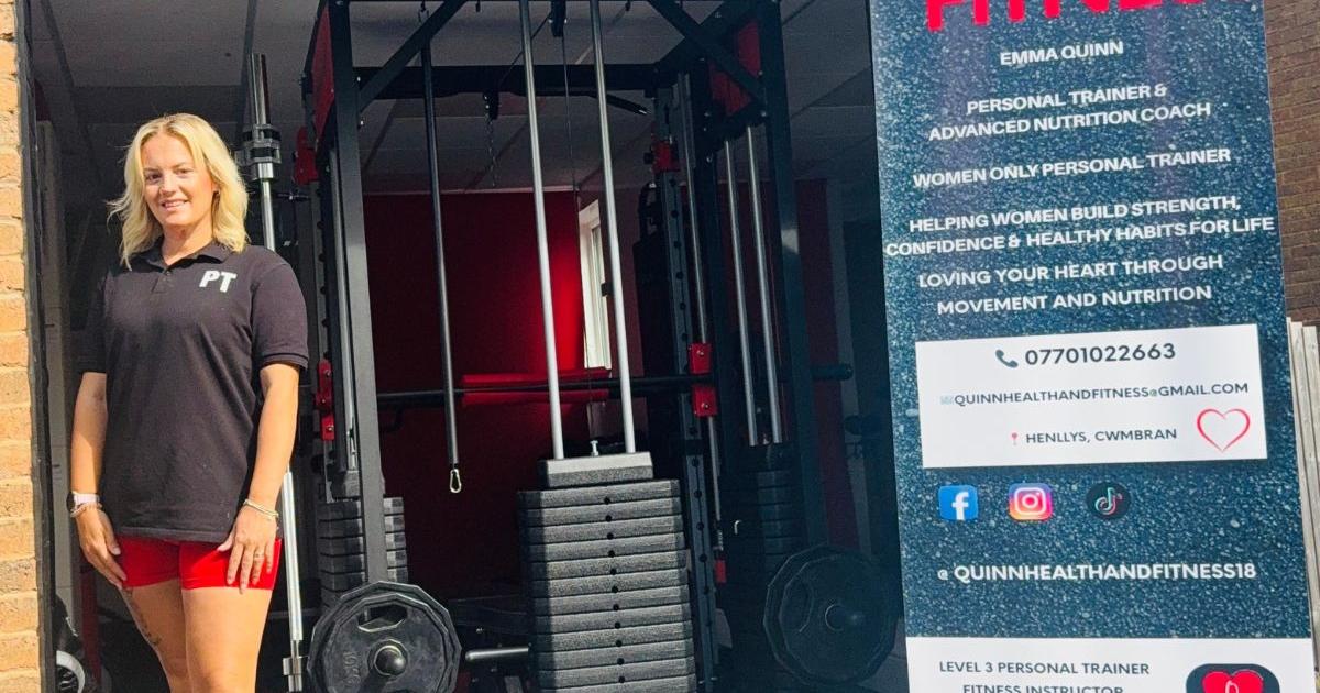 Home garage in Cwmbran can be used for fitness classes