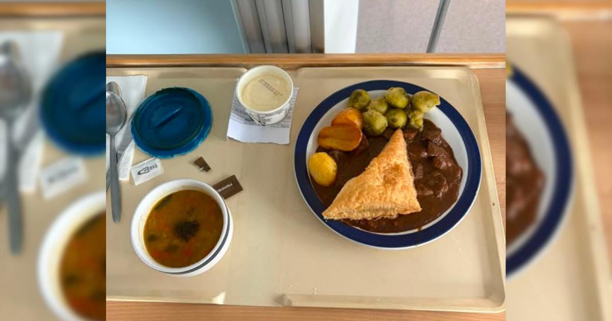 Patient's dinner at the Golden Jubilee Hospital goes viral