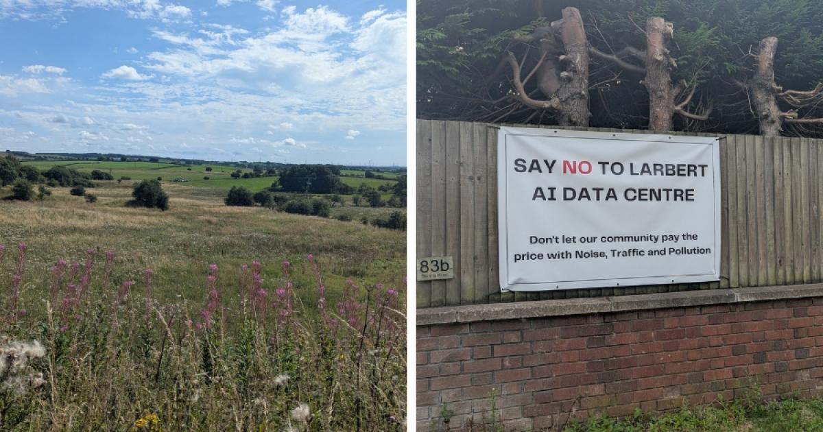 Why are Scottish communities opposing AI data centre plans?
