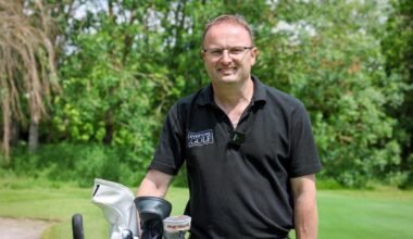 Taunton golf professional's return following stroke
