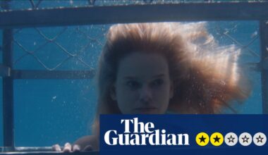 Chum review – daft shark attack movie with wedding guests running gamut of toothy undersea beast | Movies