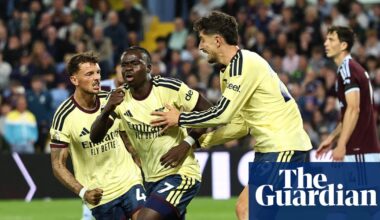 Saka settles gruelling battle with Aston Villa to extend Arsenal’s winning start | Premier League
