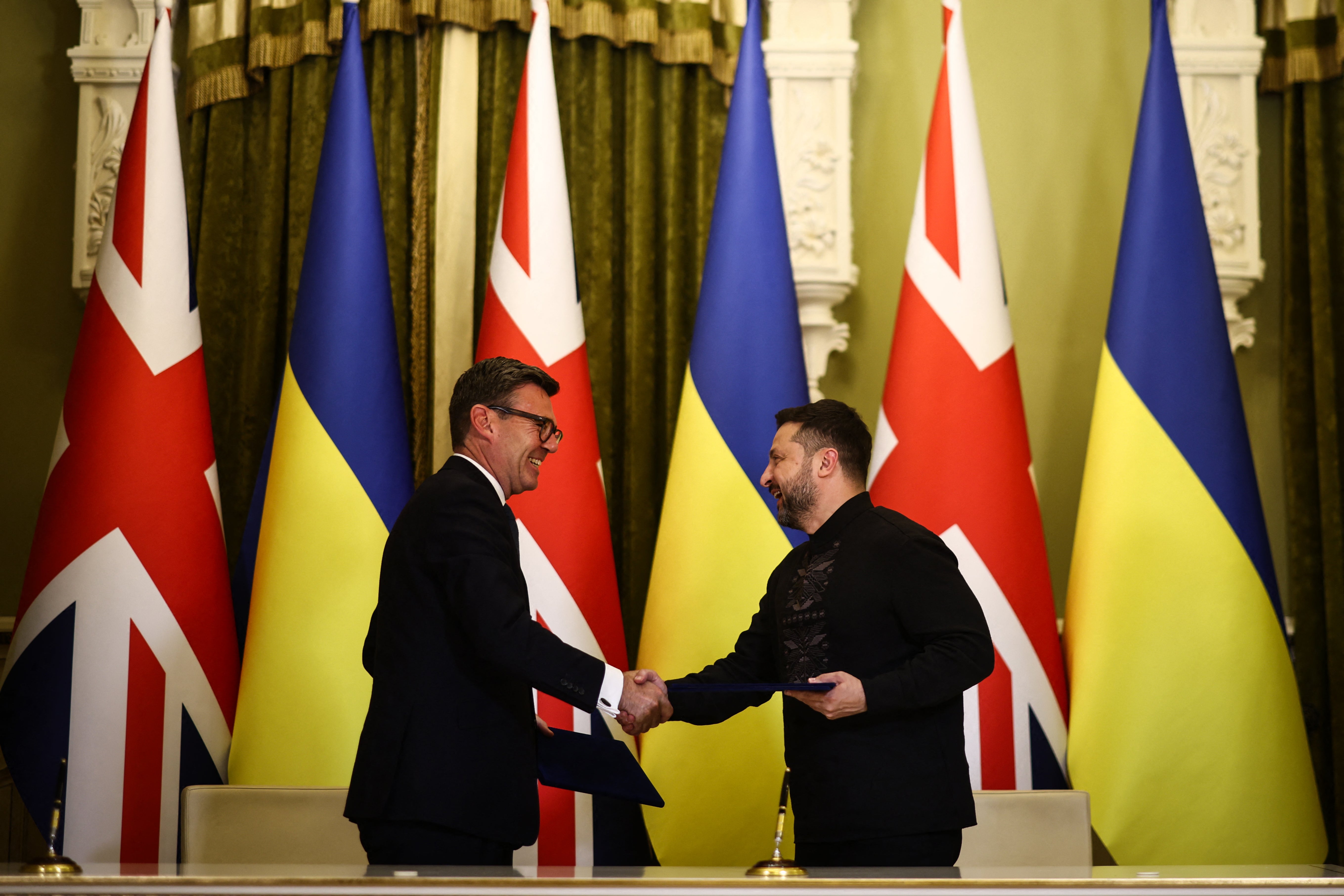 Andy Burnham visited Kyiv on Monday