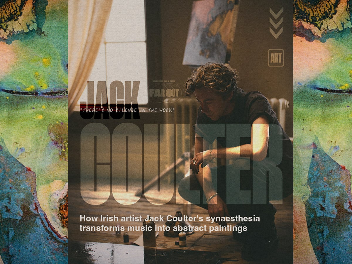 How Jack Coulter transforms music into abstract paintings