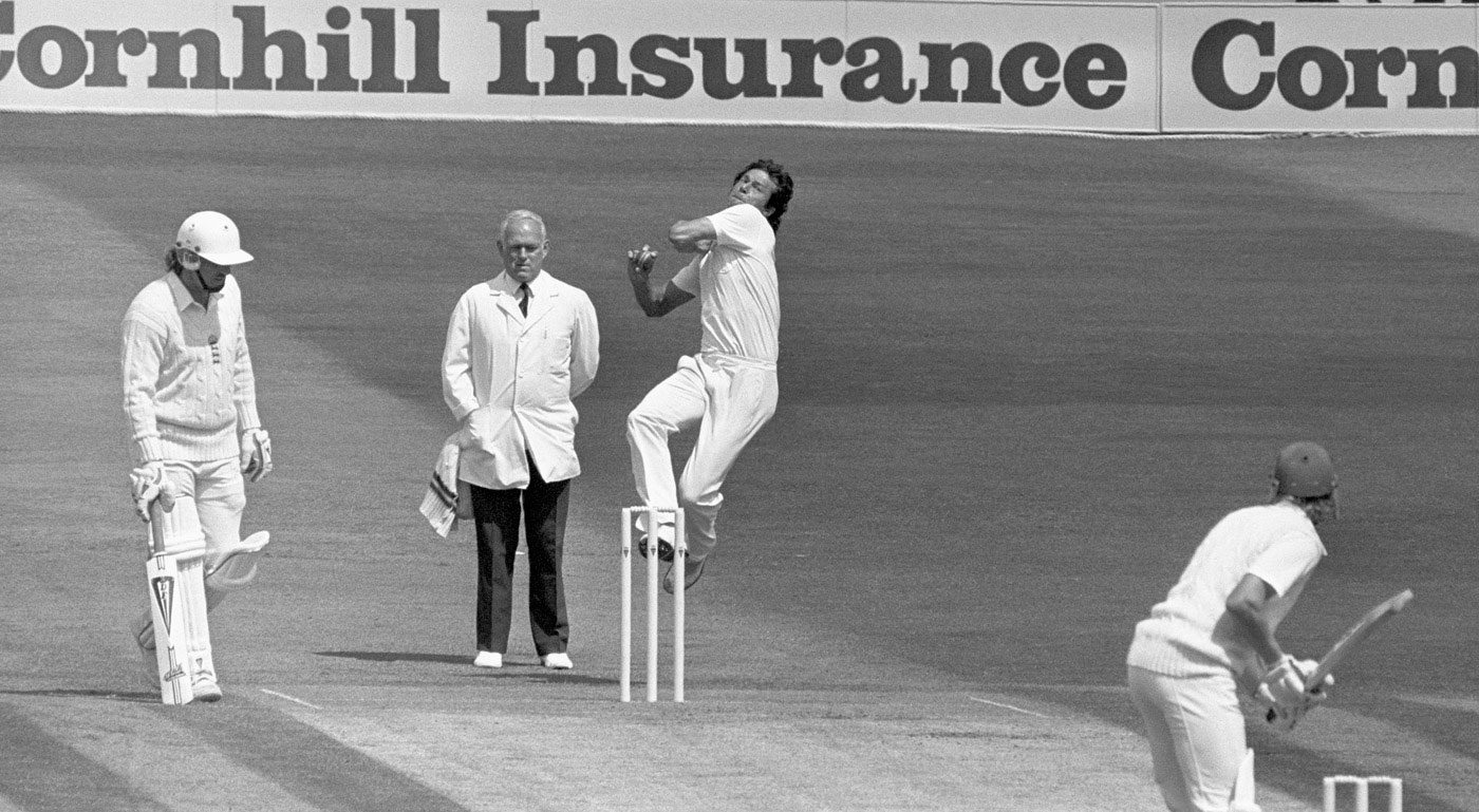 Imran took ten wickets in the match - 3 for 37 and 7 for 40
