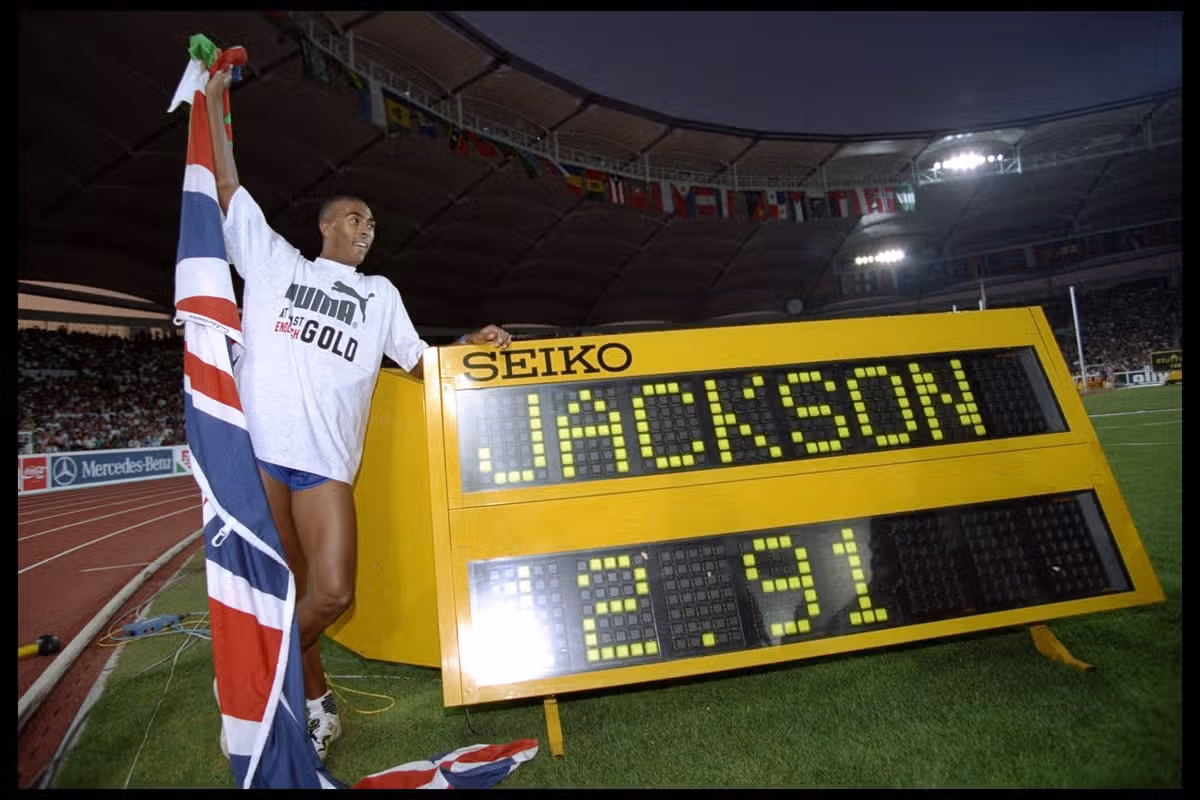 Colin Jackson set a world 110m hurdles record of 12.91 seconds in Stuttgart 25 years ago 