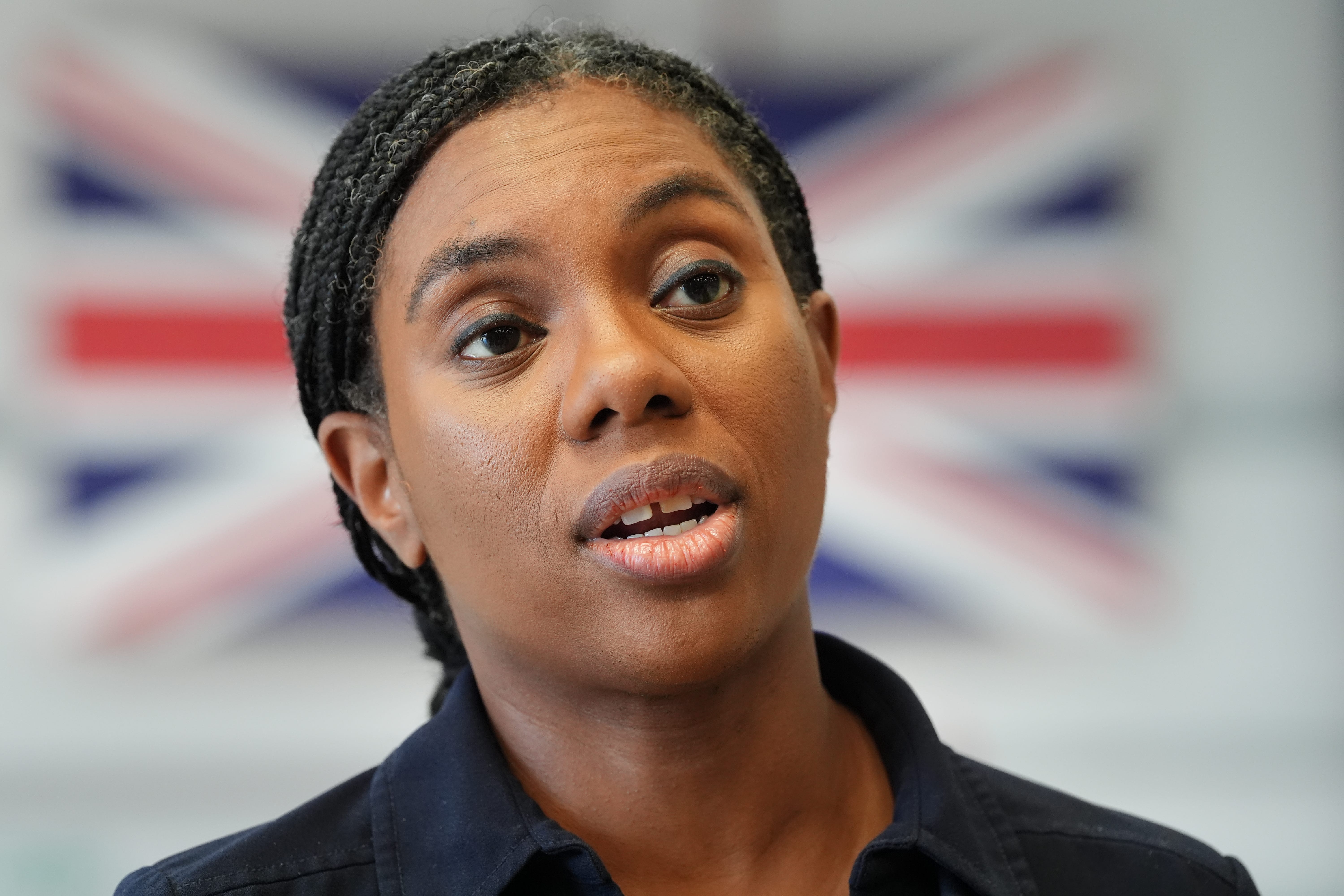 Experts say Reform could be in third place behind Tory leader Kemi Badenoch’s party (PA)