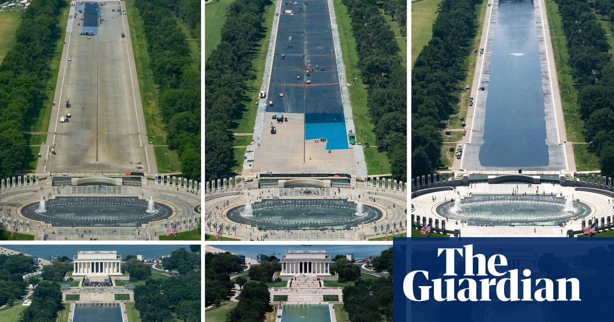 Trump’s reflecting pool saga: a timeline of failure and finger-pointing | Washington DC