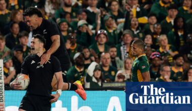 Jordan double stuns South Africa as New Zealand clinch statement victory | Rugby union