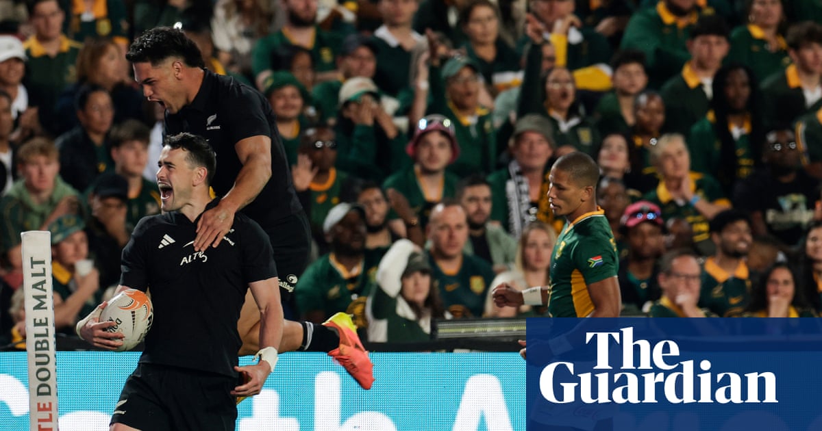 Jordan double stuns South Africa as New Zealand clinch statement victory | Rugby union