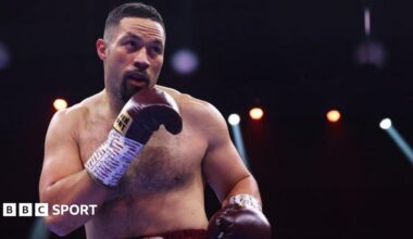 Joseph Parker in a boxing stance