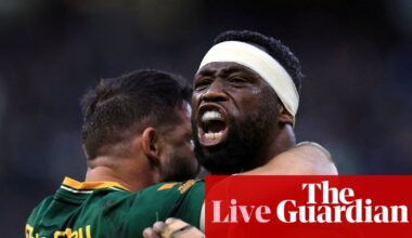 South Africa 33-26 New Zealand: rugby union second Test – as it happened. | Rugby union