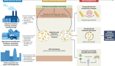 Impacts of pollution on the soil microbiome
