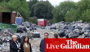 Burnham announces plans to clean up illegal waste dumps – UK politics live | Politics