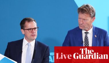 Jenrick says Reform would make long-term benefits claimants clean up high streets – as it happened | Politics