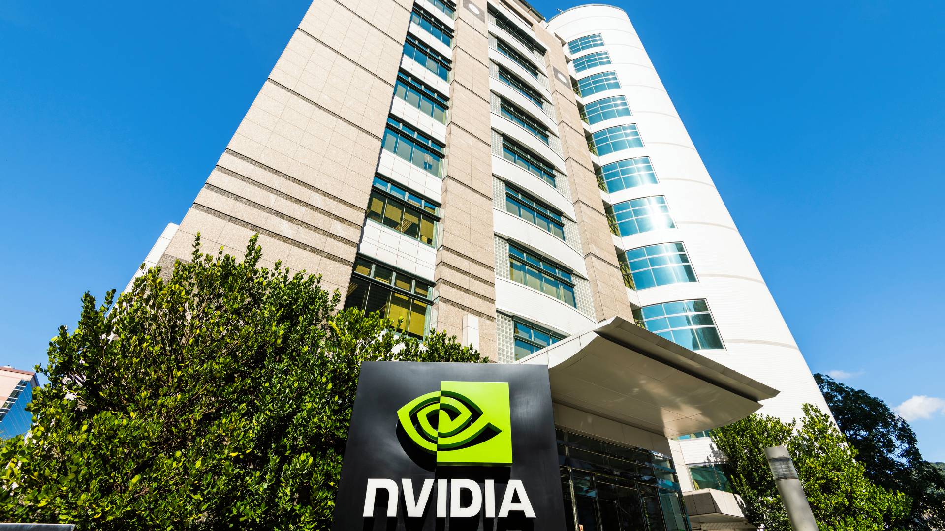 Taipei, Taiwan- July 25, 2022: The office building of Nvidia Corporation in Neihu Technology Park, Taipei, Taiwan. It is an American multinational technology company.