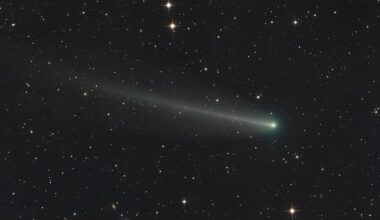 Comet 220P McNaught from August 22nd. Credit: Frank Astro.