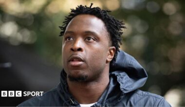 OG Anunoby looks on