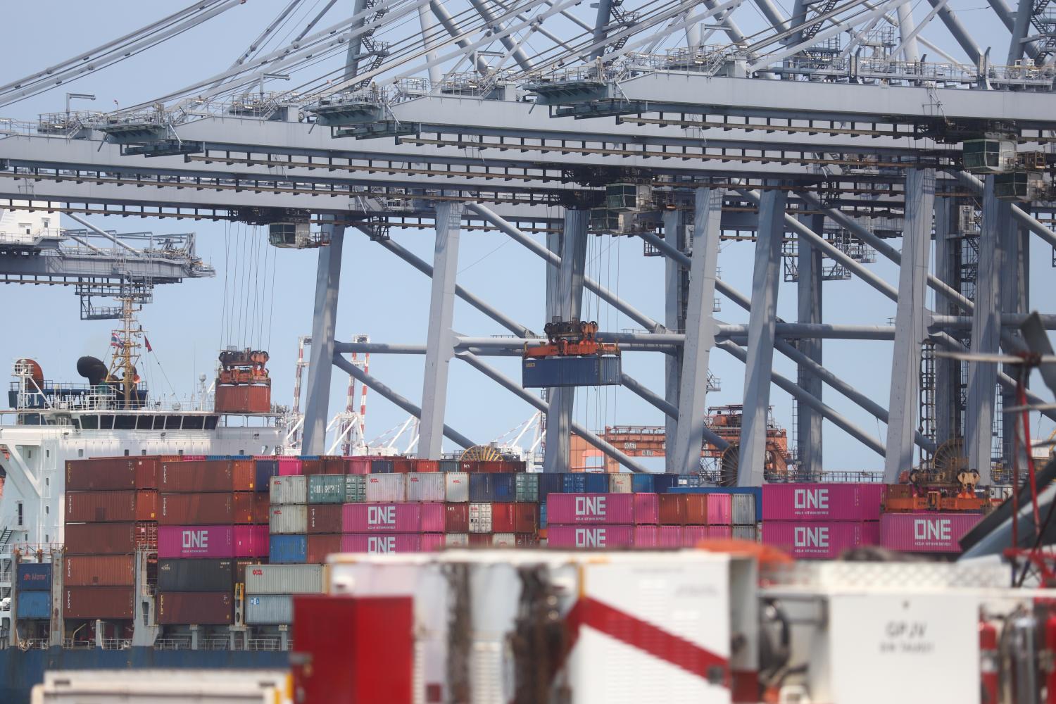 Shipping containers at Laem Chabang Port in Chon Buri. Nutthawat Wichieanbut