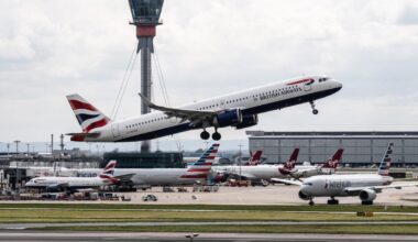 Fire at Heathrow airport leads to runway closure and travel delays