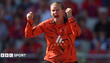 Nat Sciver-Brunt hits out for Trent Rockets against Southern Brave