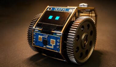 Tiny Desktop Robot Has Radar